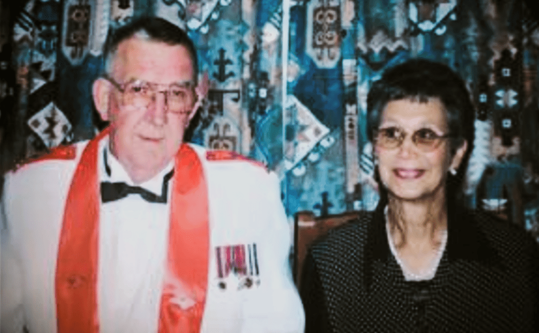 Mr and Mrs AP Stemmet at a military ball of Regiment Orange River, of which he was the honorary colonel