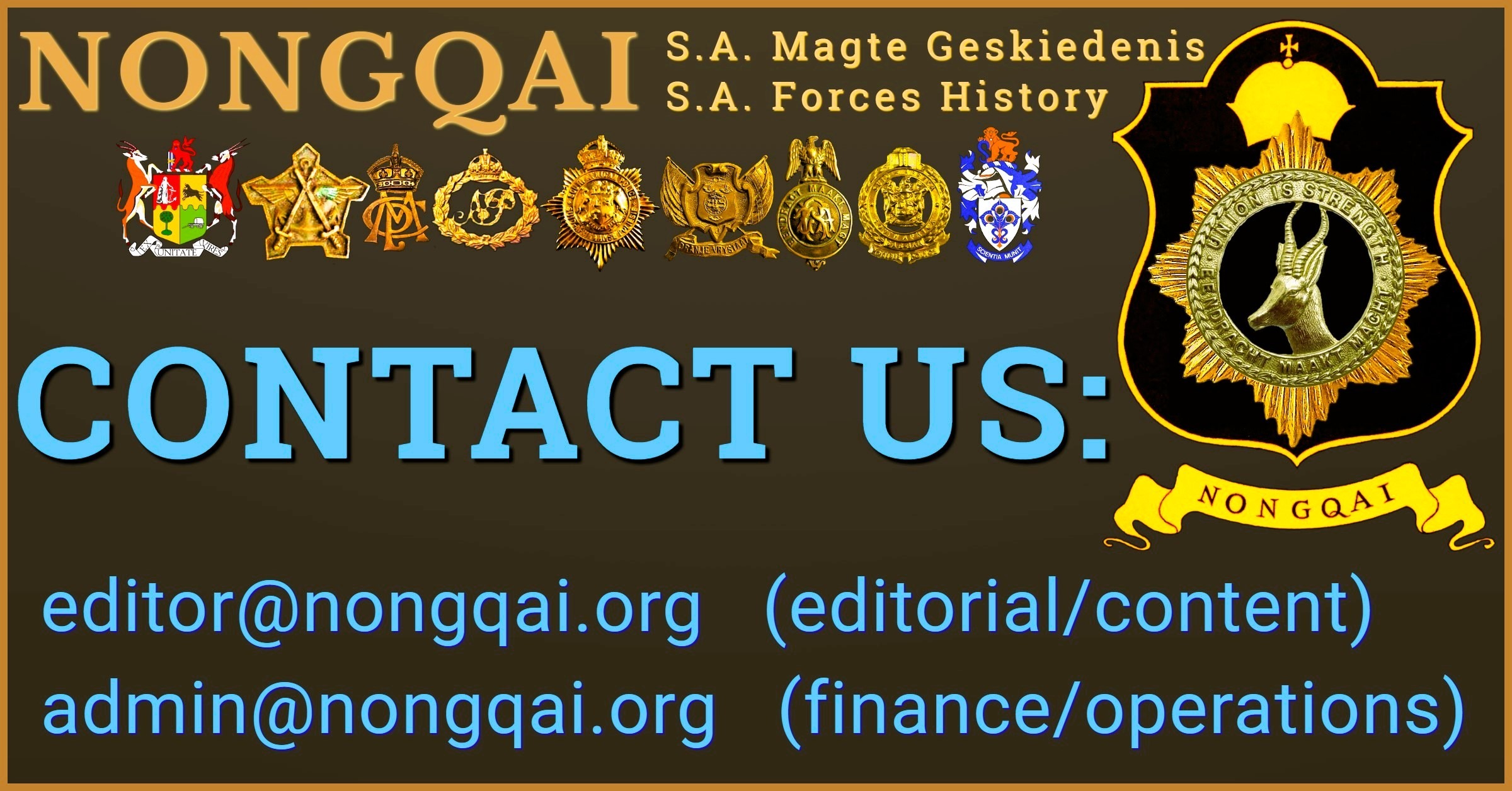 Nongqai Blog Contact Us page header