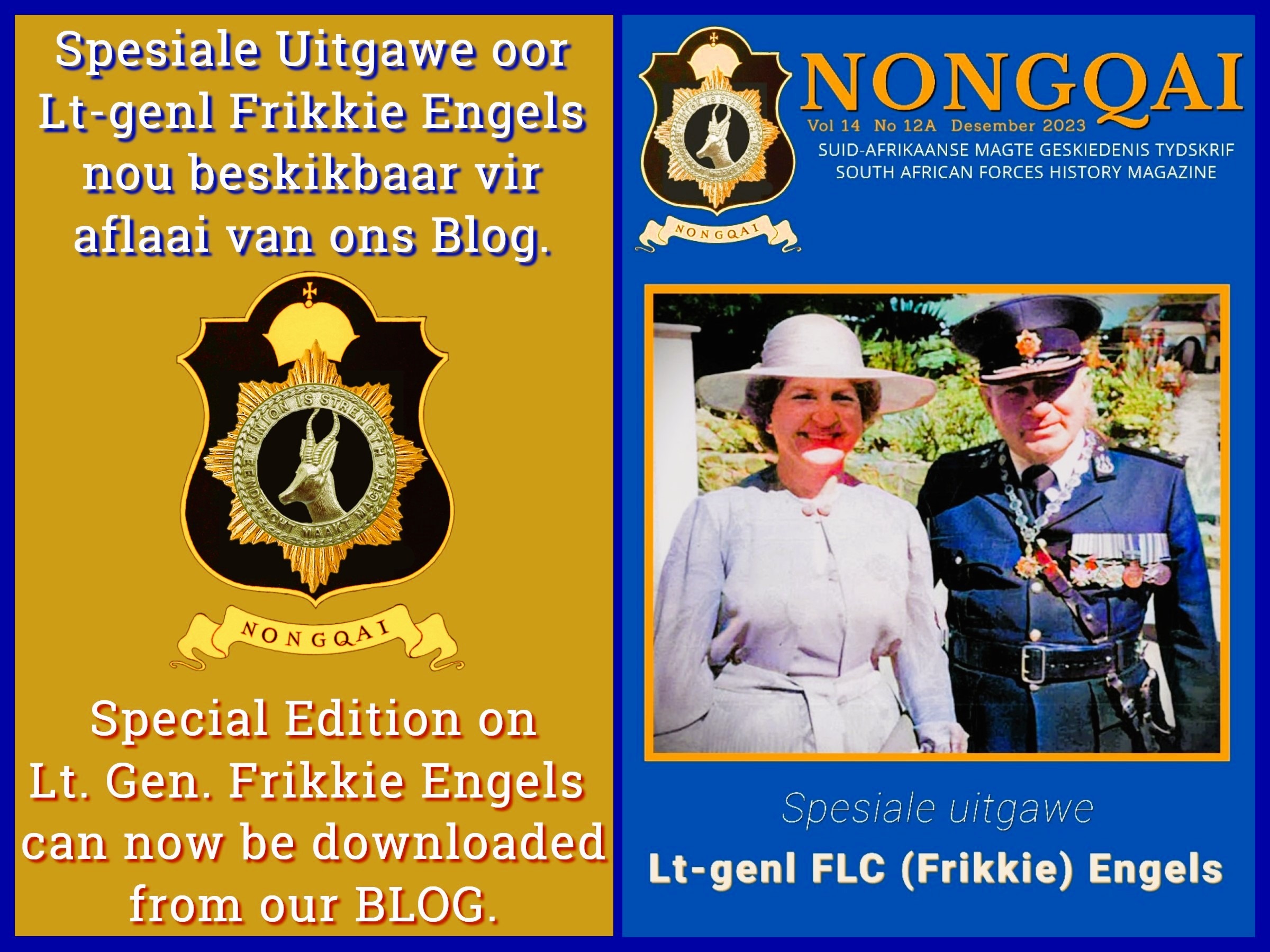 Nongqai Special Edition LtGen Frikkie Engels promo header