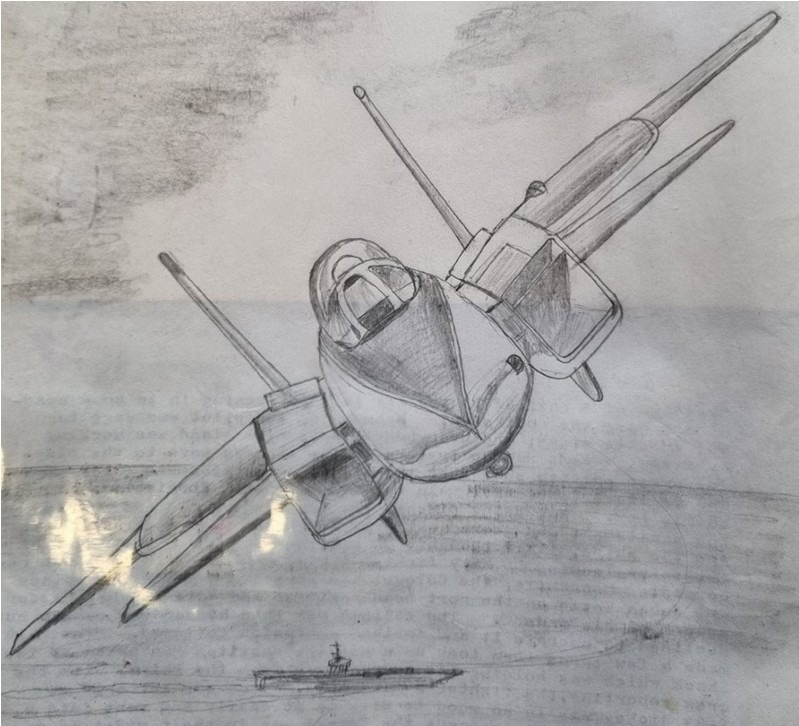 F14 Approach drawing (by Mike Schoeman)