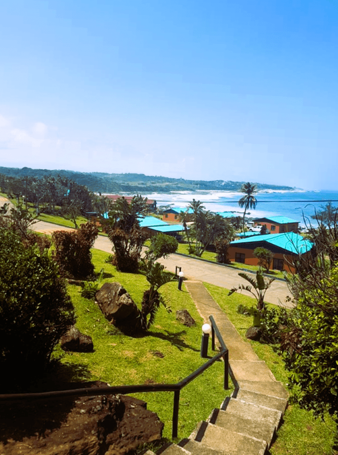 Port Edward holiday resort view