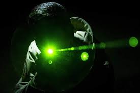 Laser beam offender
