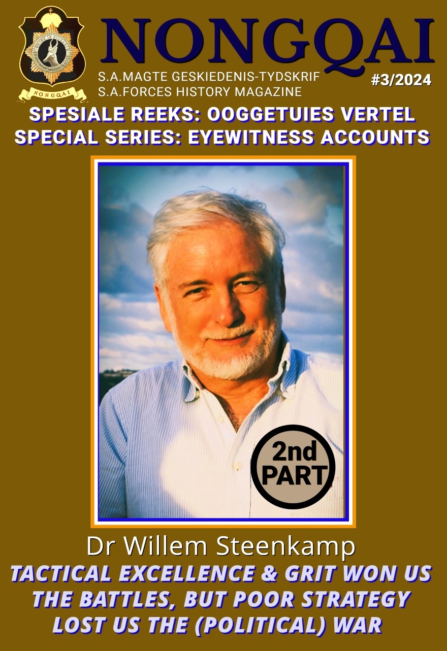 Nongqai series The Men Speak Dr Willem Steenkamp Part 2